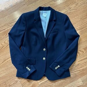 J. Crew Navy Wool Blazer